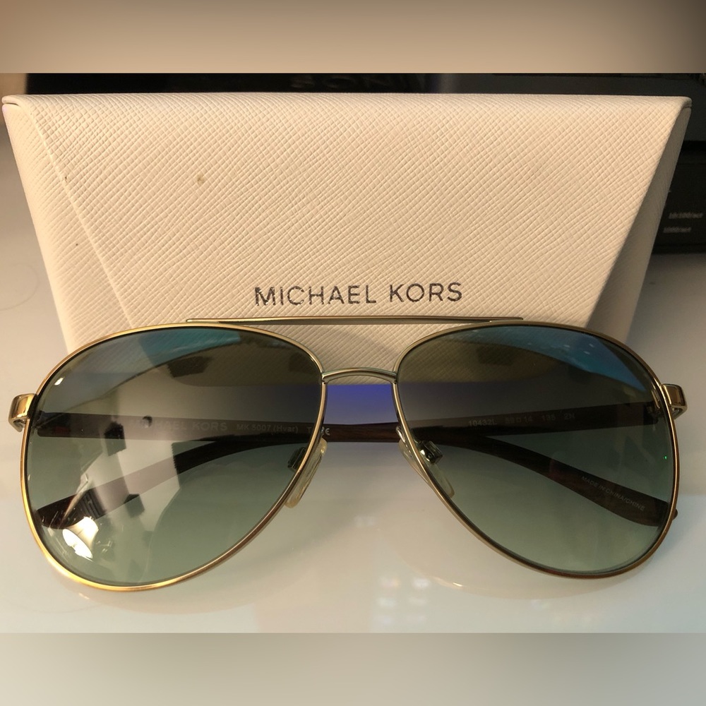 Michael Kors Sunglasses - Aviator style. New in case.